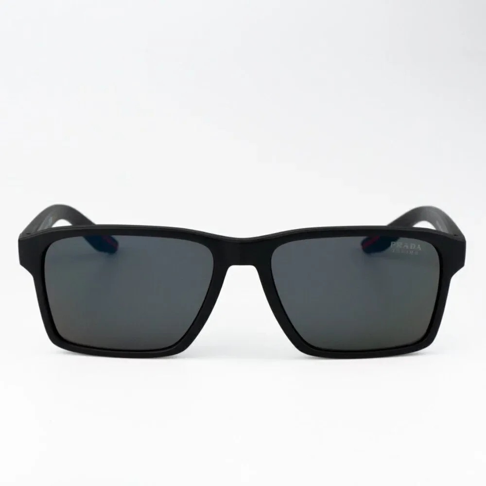 NEW Prada Linea Rossa PS05YS 1BO10A Matte Black Mirror Red Unisex Sunglasses